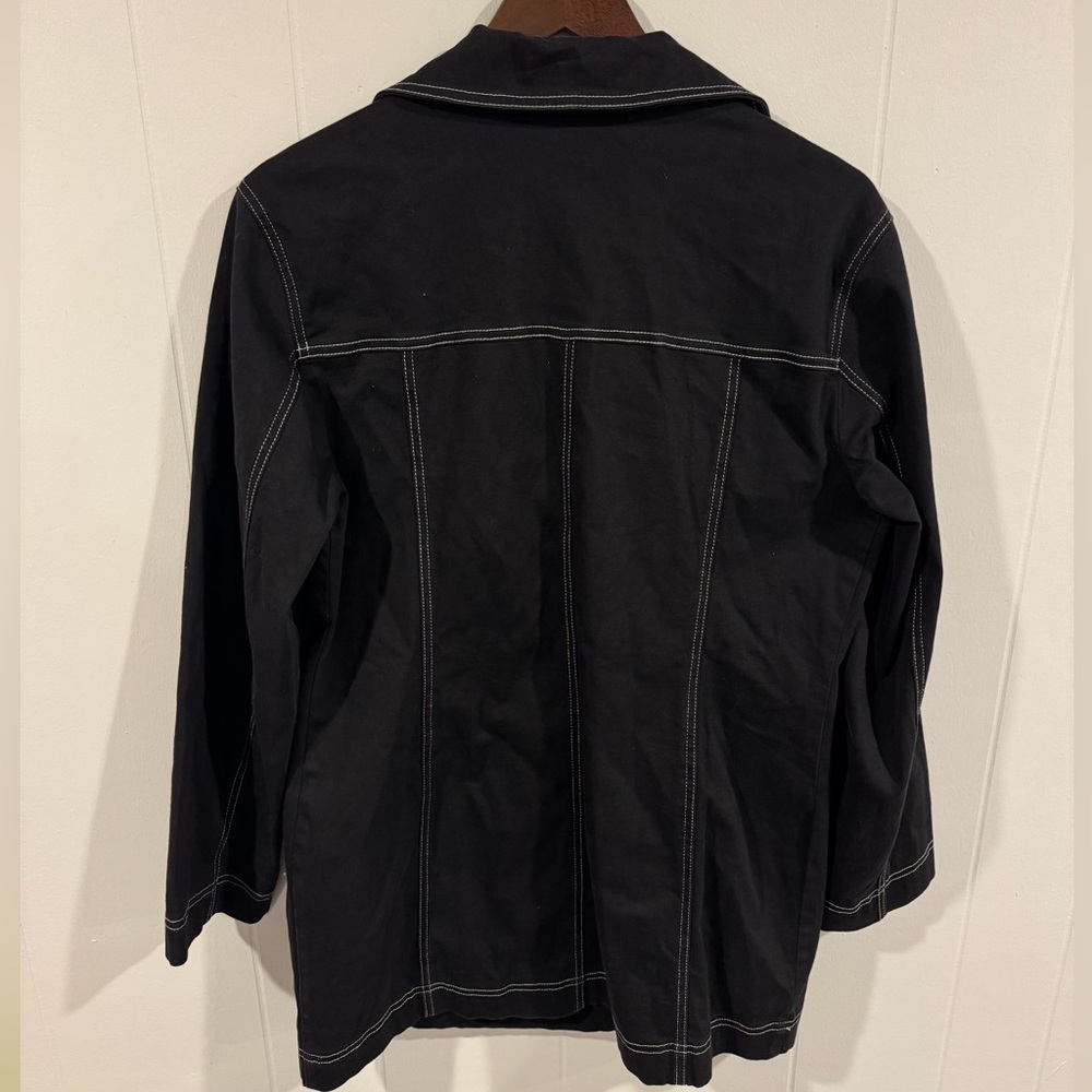 Forenza Topstitched Jacket Size 10 Medium Vintage Double Breasted - Picture 5 of 5